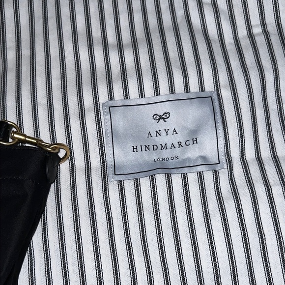 Anya Hindmarch E/W Eyes Mini Crossbody Black Tote - Picture 12 of 12